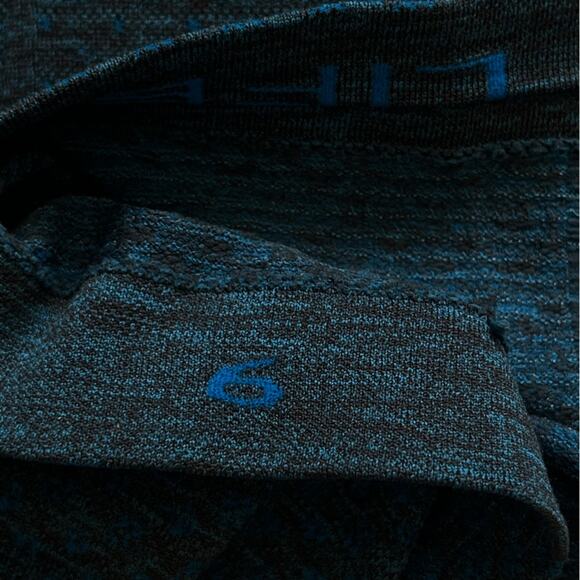 Lululemon Swiftly racerback tank top Capri blue black 6 - Picture 10 of 10